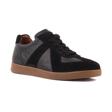 Naples Sneakers // Black + Brown (Euro: 39)