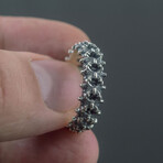 Spine Ring // Silver (10.5)