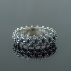 Spine Ring // Silver (10.5)