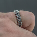 Spine Ring // Silver (10.5)