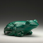 Malachite Carving // Frog