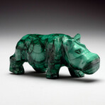 Malachite Carving // Hippopotamus