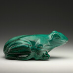 Malachite Carving // Frog