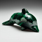 Malachite Carving // Dolphin