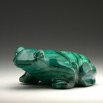 Malachite Carving // Frog