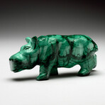 Malachite Carving // Hippopotamus