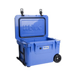 60 Quart Cooler + Accessory Kit (Trademark Blue)