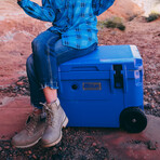 60 Quart Cooler + Accessory Kit (Trademark Blue)