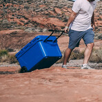 60 Quart Cooler + Accessory Kit (Trademark Blue)