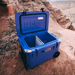 60 Quart Cooler + Accessory Kit (Trademark Blue)