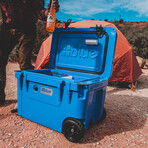 60 Quart Cooler + Accessory Kit (Trademark Blue)