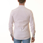 Reversible French Cuff Dress Shirt // White Nautical Print (XL)