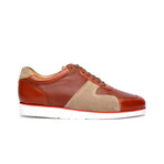 Aero Leather Sneakers // Cognac (US: 7)