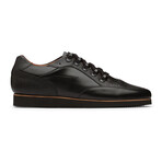 Noir Leather Sneakers // Black (US: 8)