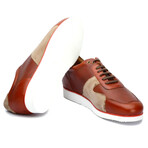 Aero Leather Sneakers // Cognac (US: 10)