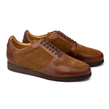 Sirius Leather Sneakers // Cognac (US: 7)