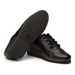 Noir Leather Sneakers // Black (US: 10)