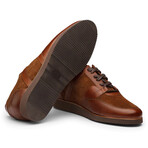 Siero Leather Sneakers // Chestnut (US: 7)