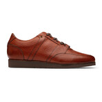 Reina Leather Sneakers // Chestnut (US: 11)