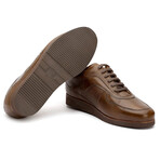 Aydin Leather Sneakers // Chocolate Brown (US: 8)