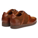 Siero Leather Sneakers // Chestnut (US: 7)