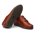 Reina Leather Sneakers // Chestnut (US: 10)