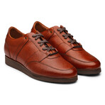 Reina Leather Sneakers // Chestnut (US: 8)