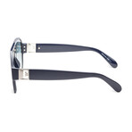 Givenchy Women's GV-7142-S-0PJP-58-11 Sunglasses // Blue + Dark Blue Gradient