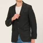 Solid Blazer // Black Melange (S)