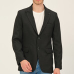 Solid Blazer // Black Melange (S)
