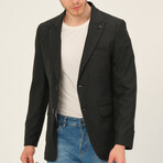 Solid Blazer // Black Melange (S)