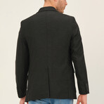 Solid Blazer // Black Melange (S)