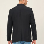 Gordon Blazer // Patterned Dark Blue (2X-Large)