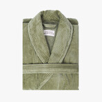Velour Bathrobe // Laurel Green (Small/Medium)