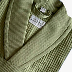 Waffle Knit Bathrobe // Laurel Green (Small/Medium)