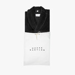 Velour Bathrobe // Black (Small/Medium)