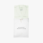 Waffle Knit Bathrobe // Sage Green (Small/Medium)