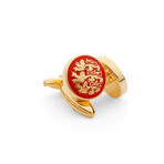 Three English Lions Gold // Red + Gold
