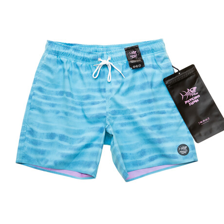 Watercolor Tide Pool Shorts // Blue Radiance (S)