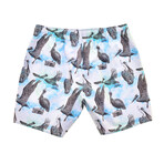 Pelicans Pool Shorts // Oyster Mushroom (M)