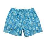 Warrior Hooks Pool Shorts // Vallarta Blue (S)