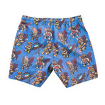 Tiki Warriors Pool Shorts // Vallarta Blue (XL)