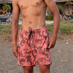 Tribal Fish Pool Shorts // Peach Echo (S)