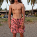 Tribal Fish Pool Shorts // Peach Echo (S)