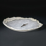 Genuine Polished White Onyx Plate