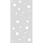 Little Bubbles Shower Door Sticker (28"H x 14"W)