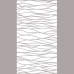 Shower Door Sticker The Ocean (26"H x 14"W)