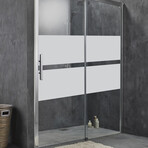 Full Strip Shower Door Sticker (22"H x 39"W)