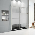 Shower Door Wall Decal United Band (47"H x 14"W)