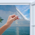 Black Opaque Window Film Sticker (24"H x 79"W)